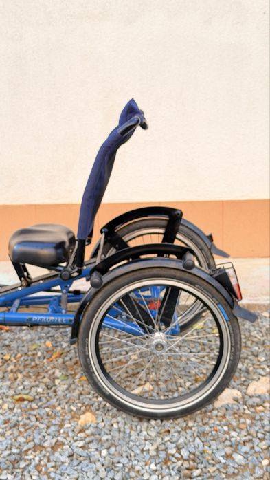 PFAU-TEC PFIFF ScooterTrike – Tricicletă Premium Adulți Germania – Shimano Nexus 7 Viteze – Suspensie – Scaun cu Spătar – 16/20”