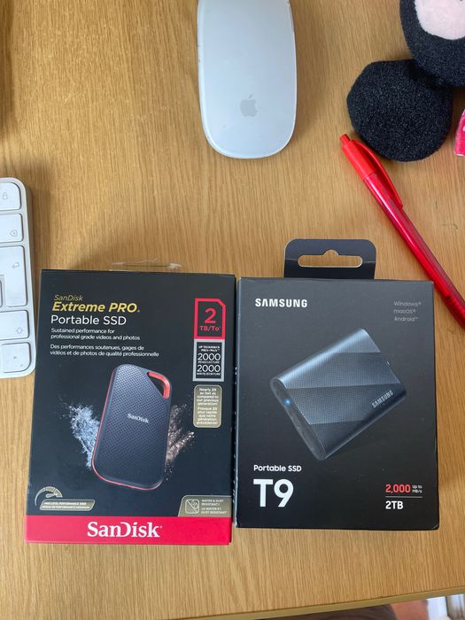 SSD Samsung T9 / Sandisk Extreme Pro 2tb NOU
