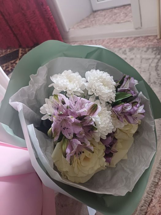 букет цветов, свежие