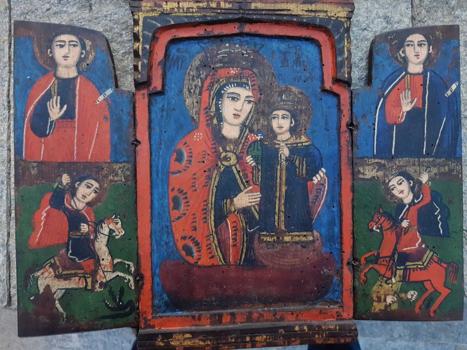 Страра Домашна Икона Триптих