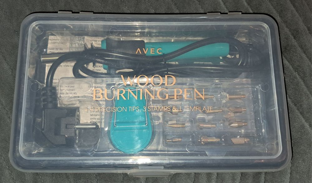 Wood Burning Pen / Пирографски комплект – 12 накрайника