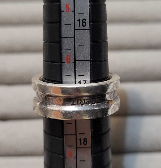 Inel Esprit din argint 925, tip verighetă