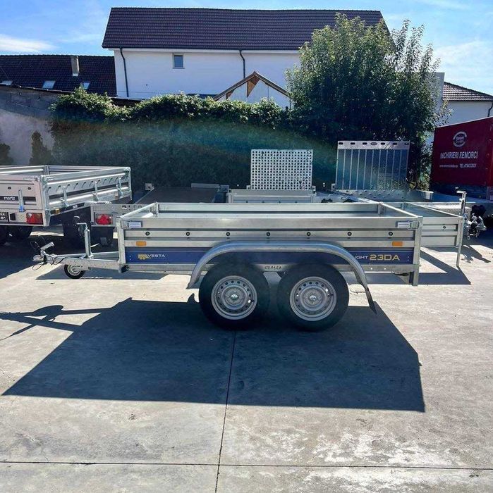Remorca auto Vesta Trailer Light 23 DA cu dublu ax 750kg (Categoria B)