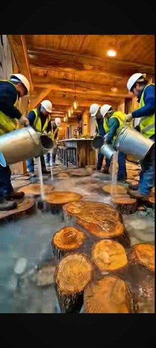 Полы декоративные