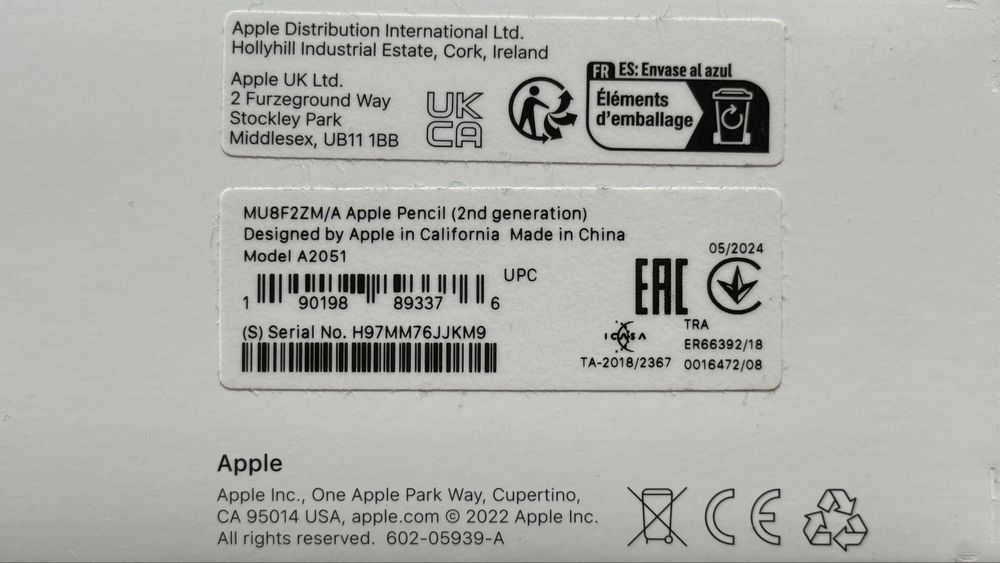 Apple pencil GEN 2 ca nou.