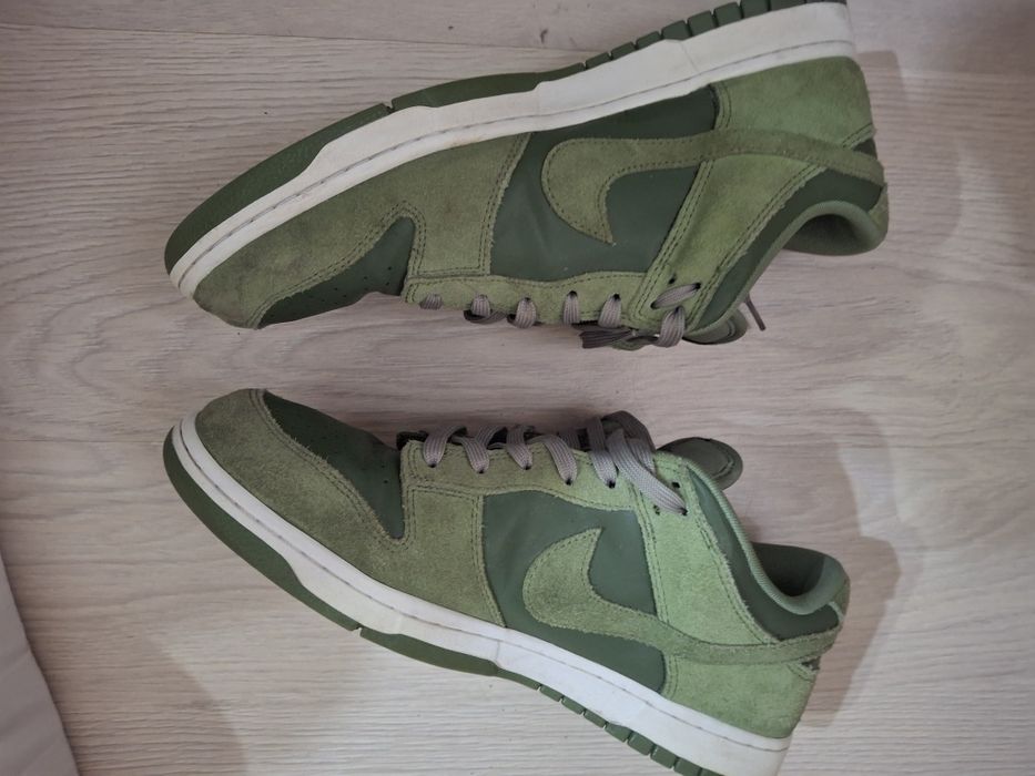 nike dunk low palm green