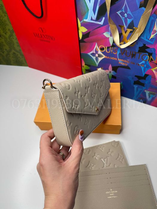 Geanta Louis Vuitton - Felice Ivoire +2 accesorii