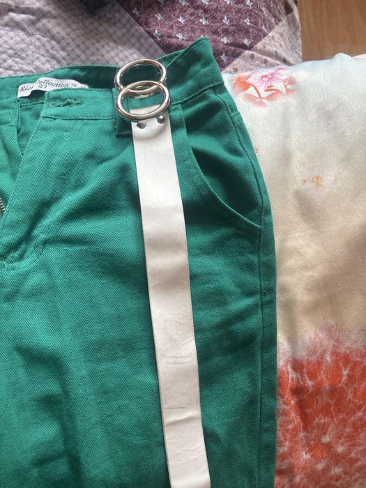 Зеленые джинсы 42-44