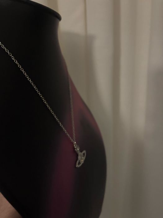 Lant Vivienne Westwood Iced Out Orb Necklace 50cm