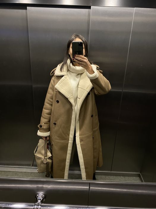 Дубленка длинная