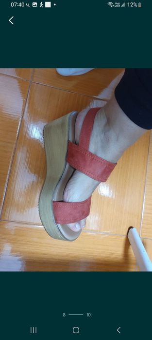 Сандали летни на платформа