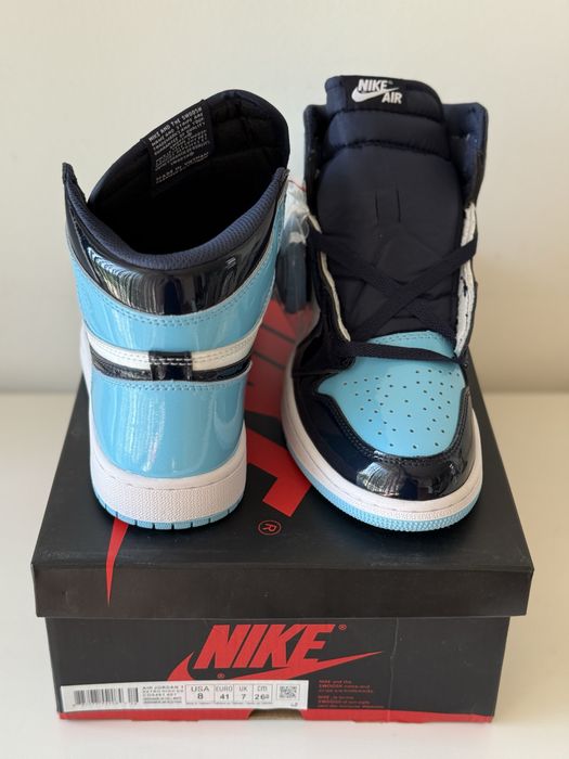 Air Jordan 1 Retro UNC Patent Verificare Colet Full Box marimi 35,5-45