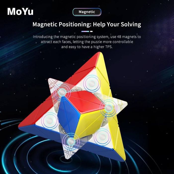 Кубик рубика Moyu rs piraminx magnetic