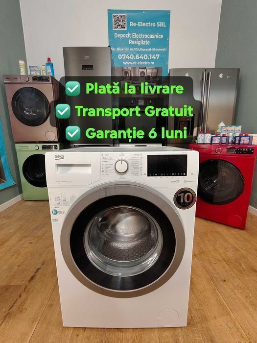 Mașină de spălat Rufe Beko 8kg Slim