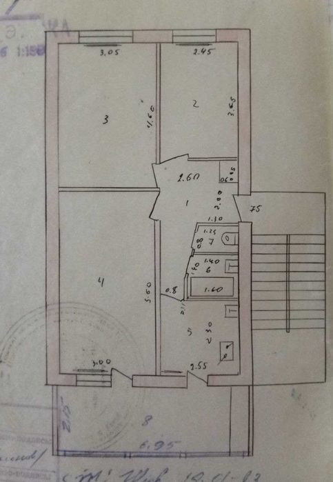 Чиланзар 26, своя 3/4/5, балкон 2х6, московская планировка, без ремонт
