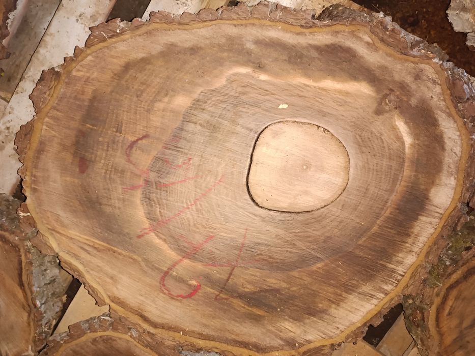 Rondele felli din lemn de nuc