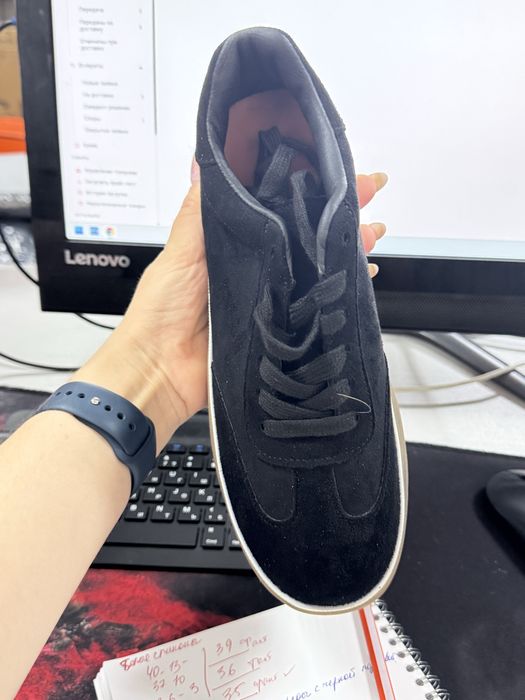 Обувь кеды новые, черные