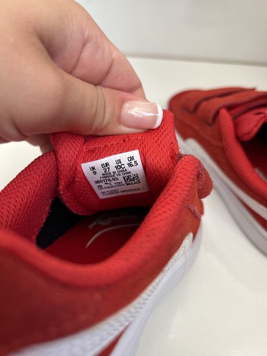 Червени велурени Puma