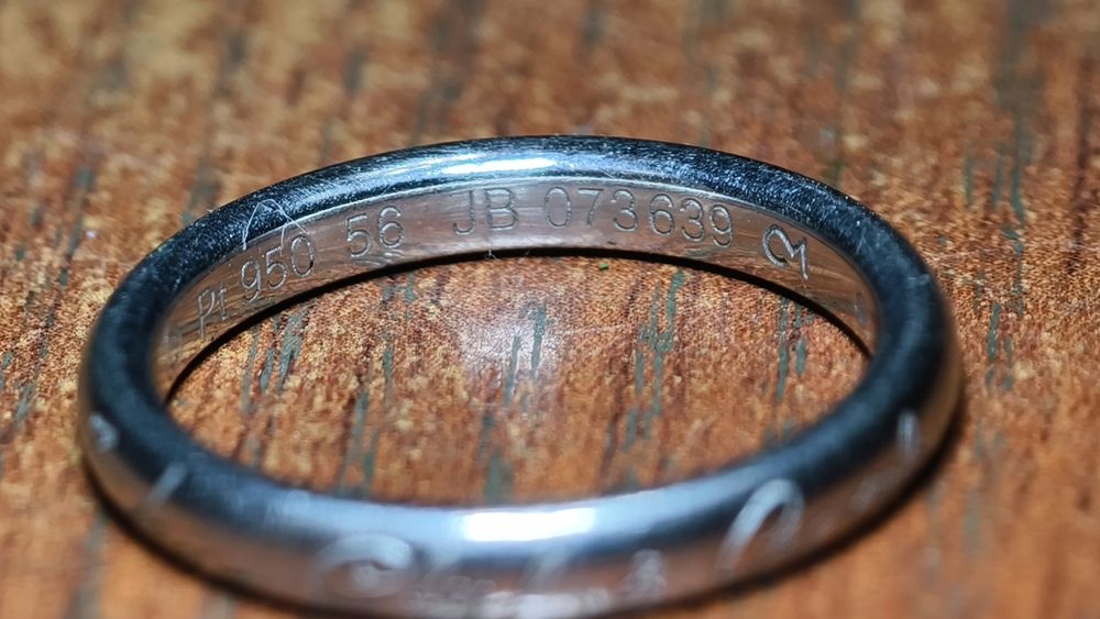 Кольцо van cleef оригинал платина