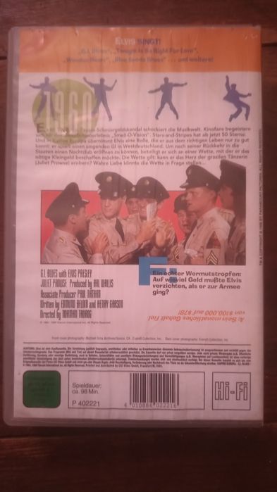 Caseta VHS: Laurel & Hardy(1928) ; Elvis Kaffe Europa(1960)