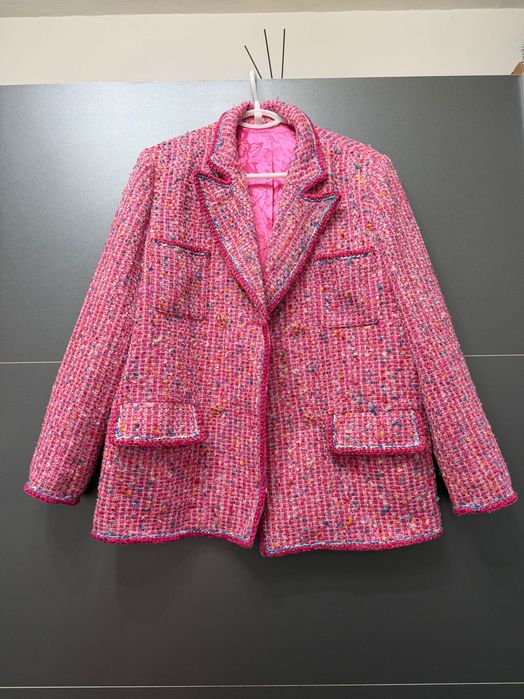 Sacou pink tweed Chanel