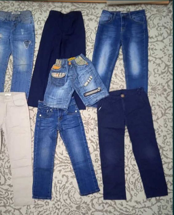 Джинсы на мальчика 5-8 лет