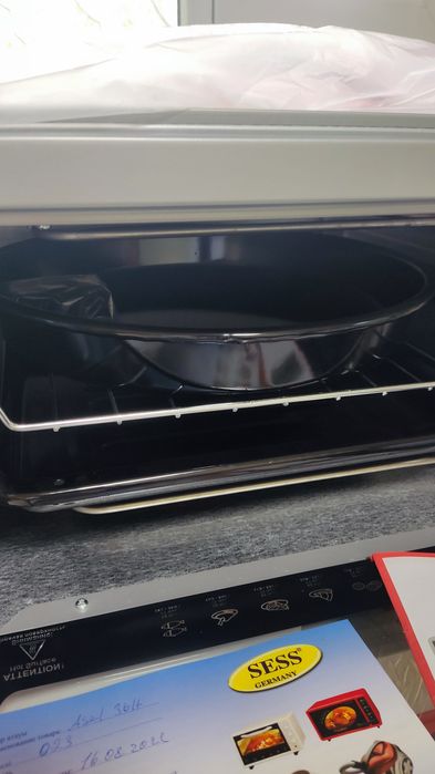 Электропечь настольная 36 литров серебро