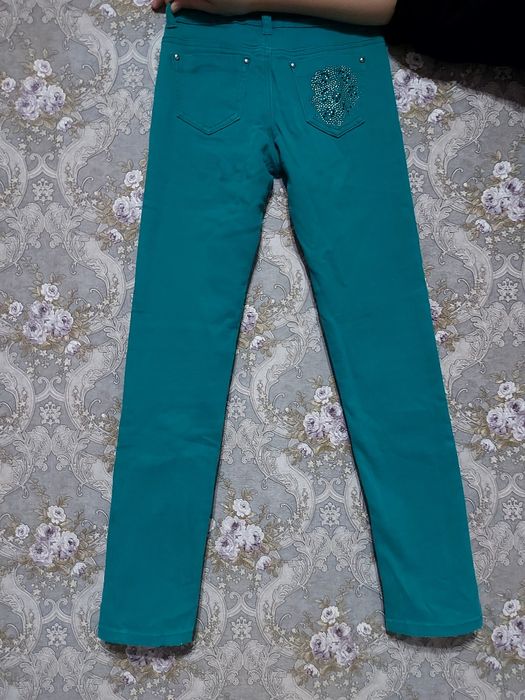 Зелёные,детские штаны.