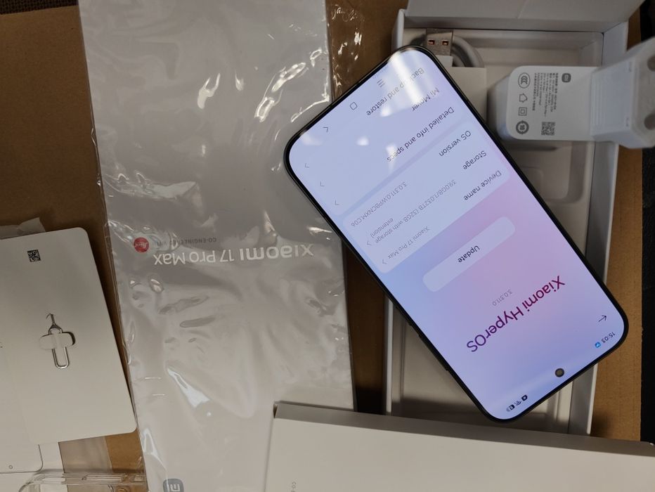 Чисто нов Xiaomi 17 Pro Max 16/1000GB Esim!