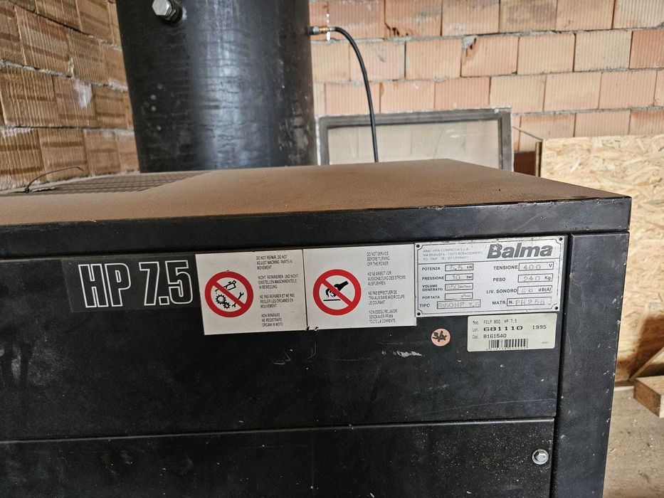 Vand compresor Balma cu butelie 500l