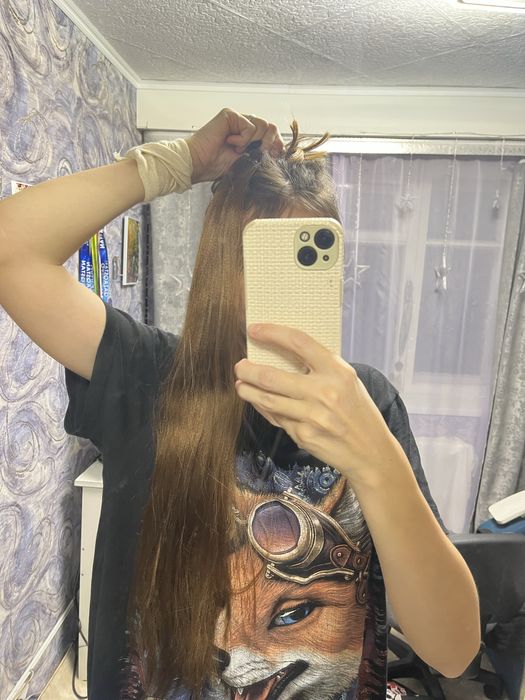 Волосы на резинке