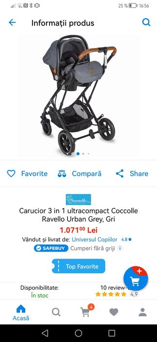Vând carut copii