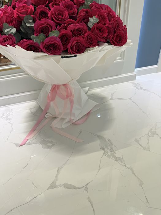 Букет огромных роз