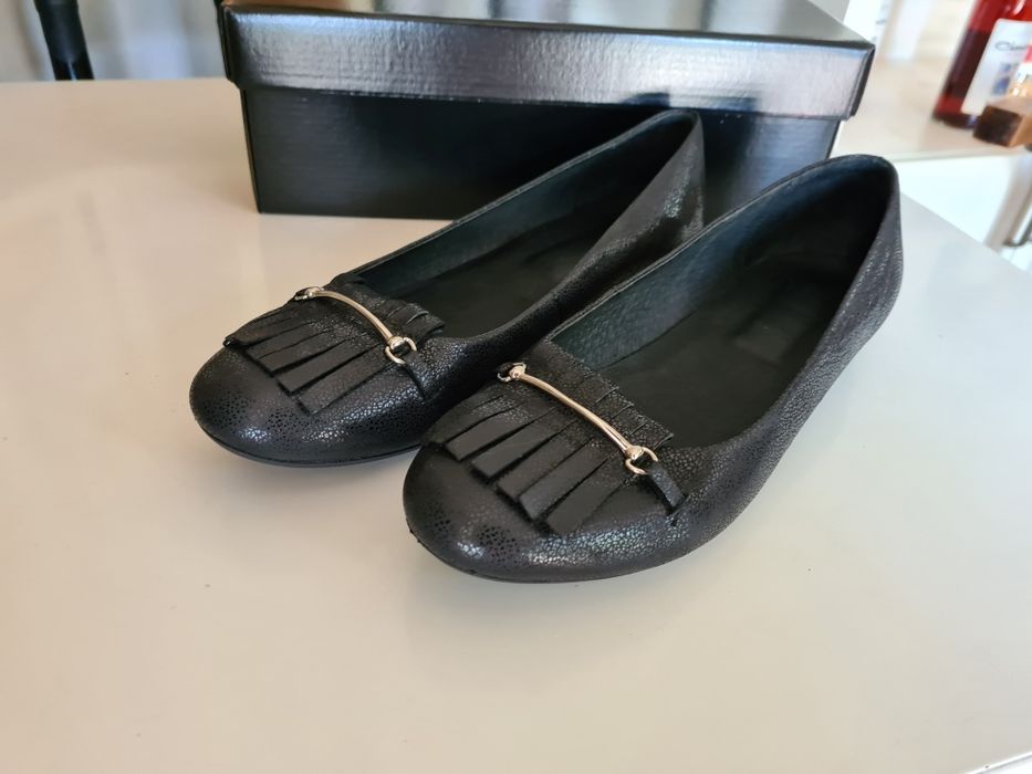 Мокасини естествена кожа