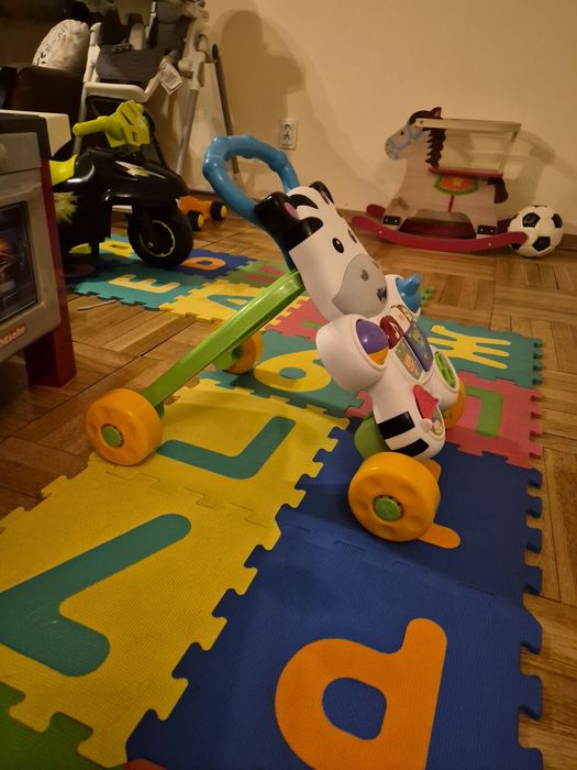 Проходилка уокър зебра Fisher Price