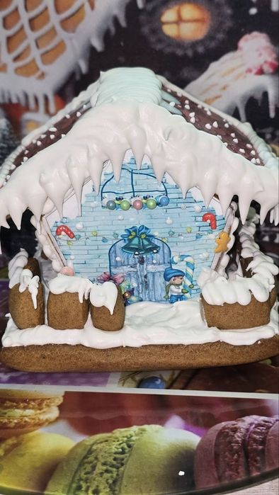 Имбирные пряники, имбирные домики