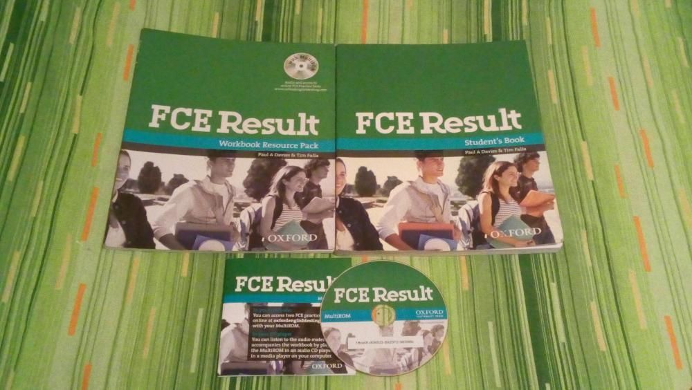 Учебник и тетрадка по английски език FCE Result (B2)