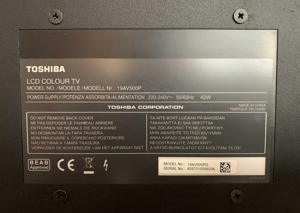 Телевизор Toshiba