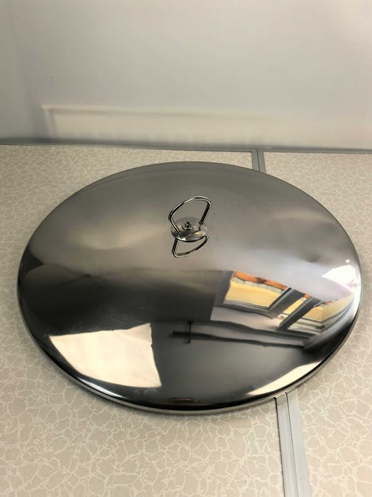 Cratita inox 40x16 cm 20 litri cu capac metal 340 lei