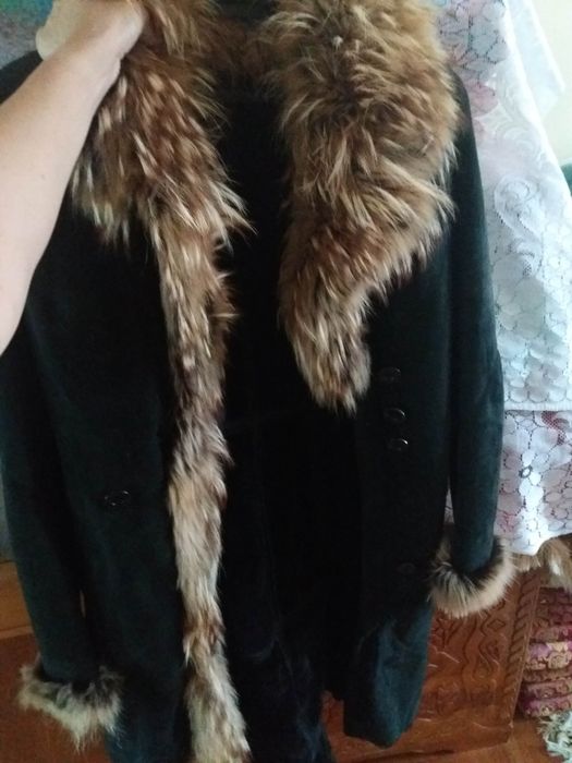 Очень теплая дубленка женская