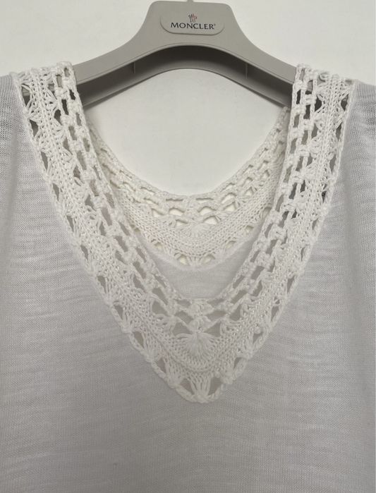 Tricou damă cu model special tip croșet