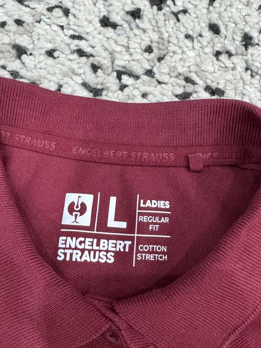 Дамска тениска с яка 3/4 ръкав ENGELBERT STRAUSS .Размер L