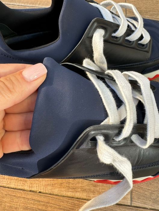 Pantofi Hermès Stadium Sneaker Blue, mărimea 42