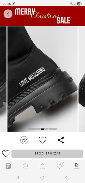 Vand cizme Love Moschino