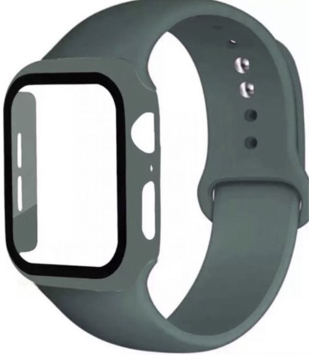 Curea Bratara TPU Cu Bumper Husa Compatibila Apple Watch