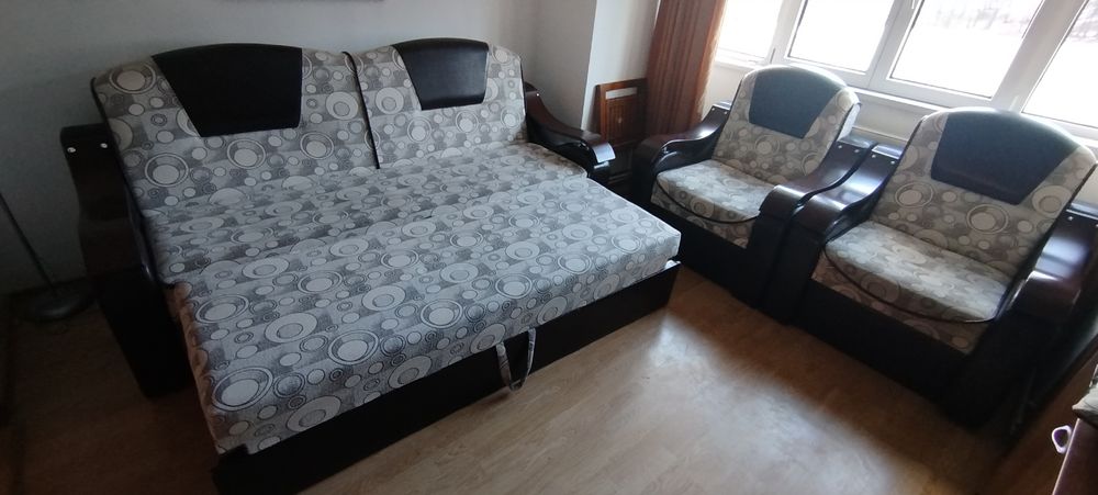 Canapea extensibilă cu fotolii