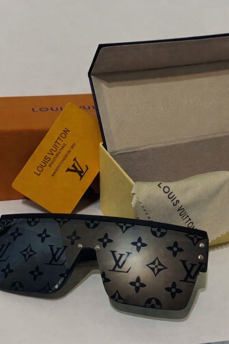 Louis Vuitton Shield Sunglasses – Monogram Edition