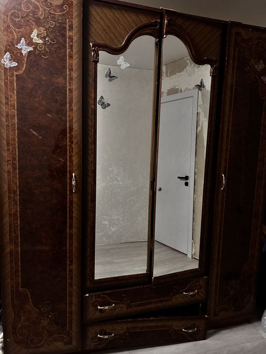 Продам кровать и шкаф