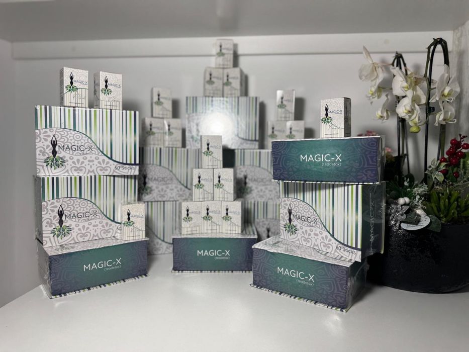 Pachet MAGIC-X Teadetox & Capsulă – Slăbește Natural 5-10 kg/Lună! Rezultate Rapid și Fără Înfometare