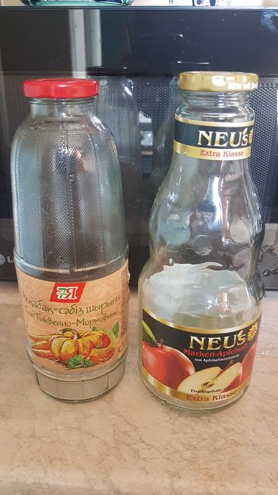 Банки стеклянные, баночки, бутылки